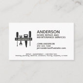 ホームモダン修理メンテナンスサービス 名刺 (正面)