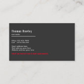 ホームモダン改修修理便利屋 名刺 (裏面)