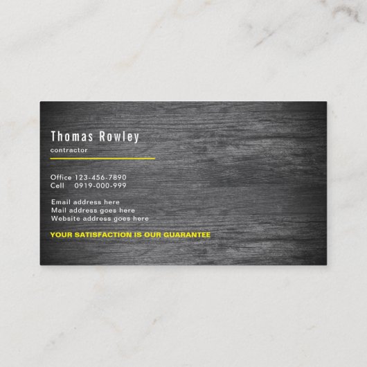 ホームモダン改修修理便利屋 名刺 (裏面)