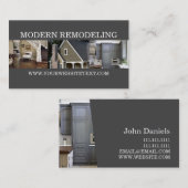 ホームモダン改造工事業者建築 名刺 (正面/裏面)