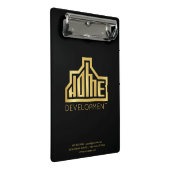 ホームモダン開発ロゴ実在エテート ミニクリップボード (アングル)