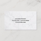 ホームモダン | ビジネス建物のロゴ 名刺 (裏面)