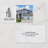 ホームモダン | ビジネス建物のロゴ 名刺 (正面/裏面)