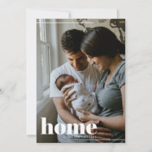 ホームモダン・フォー・ザ・ホリデー写真クリスマスカード