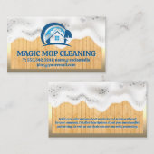 ホームモップロゴ | Soap Suds |クリーナー 名刺 (正面/裏面)