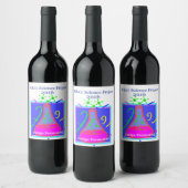 ホームユーモアのあるメイドカスタムワインラベル ワインラベル (ボトル)