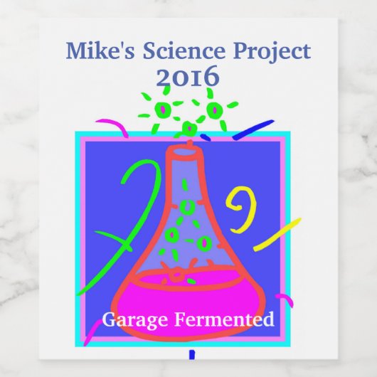 ホームユーモアのあるメイドカスタムワインラベル ワインラベル (シングルラベル)