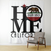 ホームラグーナビーチカリフォルニア タペストリー (インサイチュ)