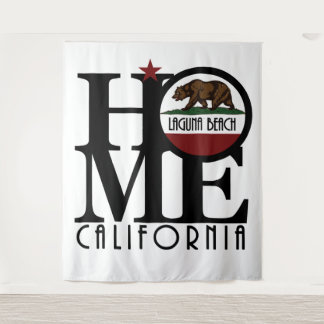 ホームラグーナビーチカリフォルニア タペストリー
