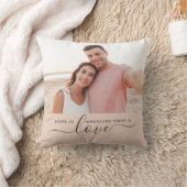 ホームラブスクモダンリプト写真バレンタ結婚イン クッション (ブランケット)