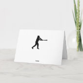 ホームランのゲームチームコーチスポーツボール楽しい野球 カード (裏面)