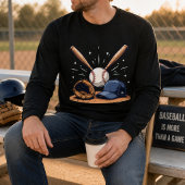 ホームランのワクワク 野球愛のカラフルTシャツ