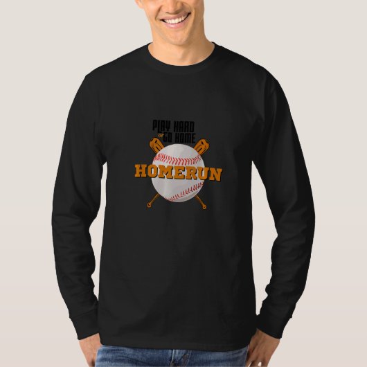 ホームランサッカーゴースポーツチーム野球遊懸命 Tシャツ (正面)