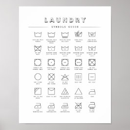 ホームランドリー記号ガイド ポスター