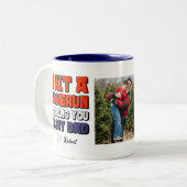 ホームランパパフォトファーザーズ・デイ・ベースボール ツートーンマグカップ (正面左)