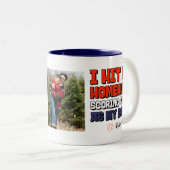 ホームランパパフォトファーザーズ・デイ・ベースボール ツートーンマグカップ (正面右)