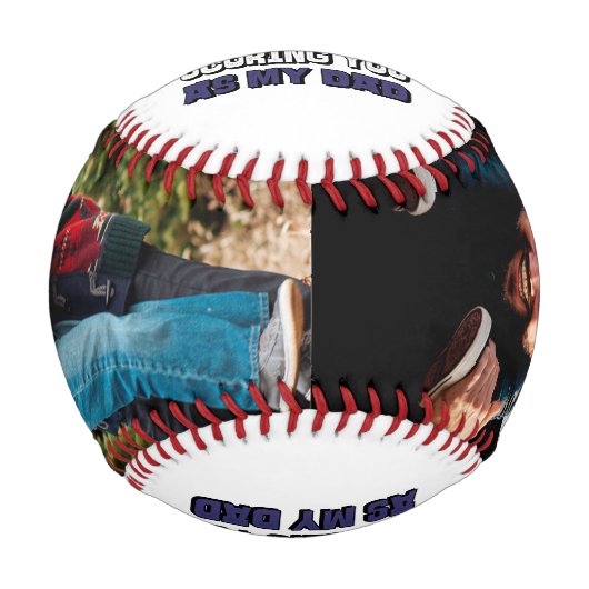 ホームランパパフォトファーザーズ・デイ・ベースボール 野球ボール (正面)