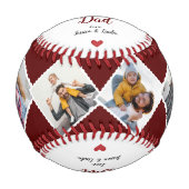 ホームランパパ父の日カスタムの写真：キッズ 野球ボール (正面)