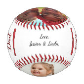 ホームランパパ父の日カスタムの写真:キッズ 野球ボール (正面)