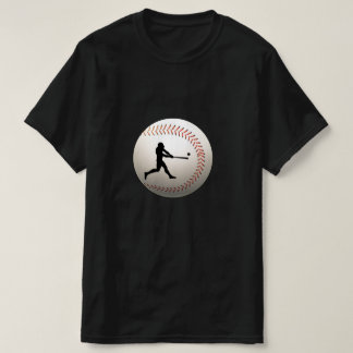 “ホームランパワー – シンプルな野球のシルエットT Tシャツ