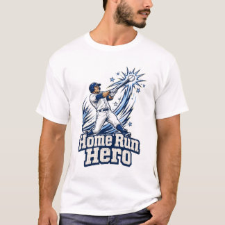 ホームランヒーロー野球選手Tシャツ Tシャツ