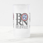 ホームラ生まれブナッシュビル フロストグラスビールジョッキ (中央)