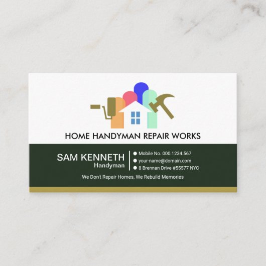 ホームリスタイリッシュペアMotif建築 名刺 (正面)