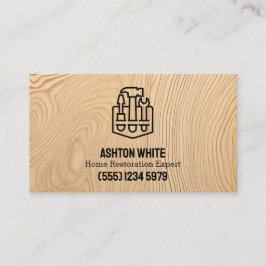 ホームリストアフェイク合板 名刺