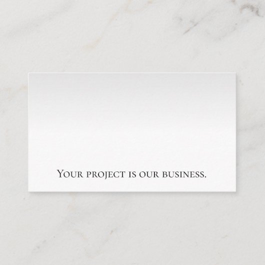 ホームリノベーションおよび修理の名刺 名刺 (裏面)