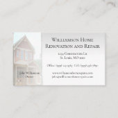 ホームリノベーションおよび修理の名刺 名刺 (正面)