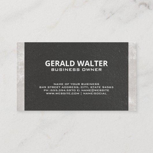 ホームリノベーションアイコン | 建築ロゴ 名刺 (裏面)