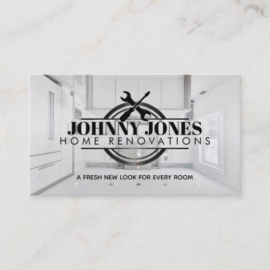 ホームリノベーションズビジネスカード 名刺 (正面)
