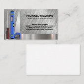 ホームリノベーションツール | メタル背景 名刺 (正面/裏面)