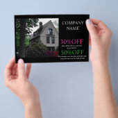 ホームリノベーションルーフィング実在建築エステート チラシ (ハンドル)