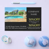 ホームリノベーション不動産仲介業者プールのメンテナンス チラシ (シングル)