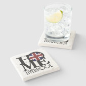 ホームリバプール（イギリス国旗） ストーンコースター (横)