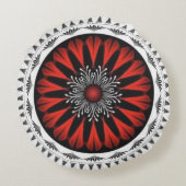 ホームリビングホームデコールピローズ&プフスティール ラウンドクッション (裏面)