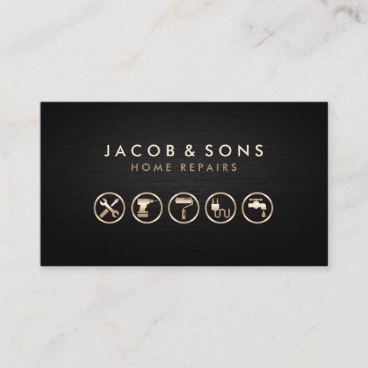 ホームリペアズハンドマン 名刺 (正面)