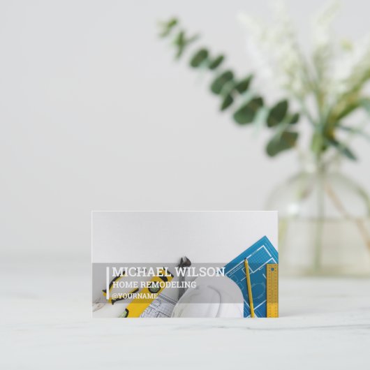 ホームリモデリング 名刺 (スタンド正面)