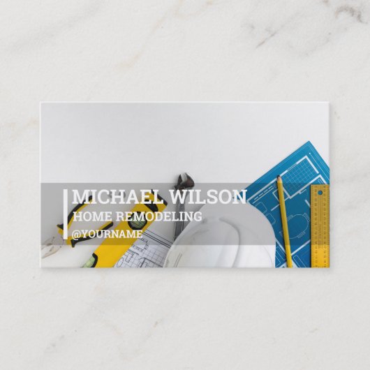 ホームリモデリング 名刺 (正面)