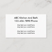 ホームリモデリング 名刺 (裏面)