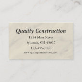 ホームリモリングまたは建築名刺 名刺 (裏面)