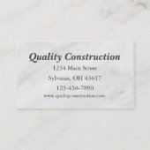 ホームリモリングまたは建築名刺 名刺 (裏面)