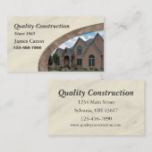 ホームリモリングまたは建築名刺 名刺 (正面/裏面)