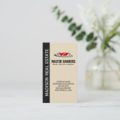 ホームルーフトップ |不動産実在プロパティ 名刺 (スタンド正面)