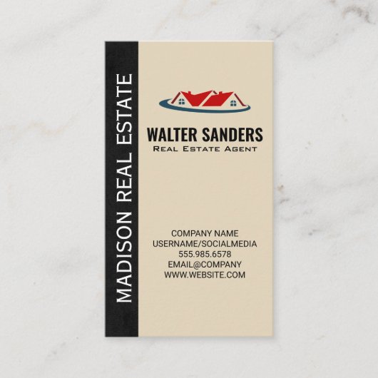 ホームルーフトップ |不動産実在プロパティ 名刺 (正面)