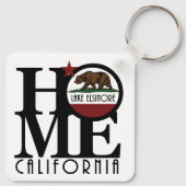 ホームレイクエルシノーレカリフォルニア キーホルダー (裏面)
