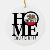 ホームレイクタホカリフォルニア セラミックオーナメント (正面)
