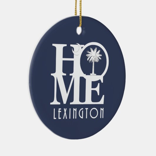 ホームレキシントンサウスカロライナ セラミックオーナメント (右)