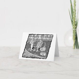 ホームレスおもしろいカード カード